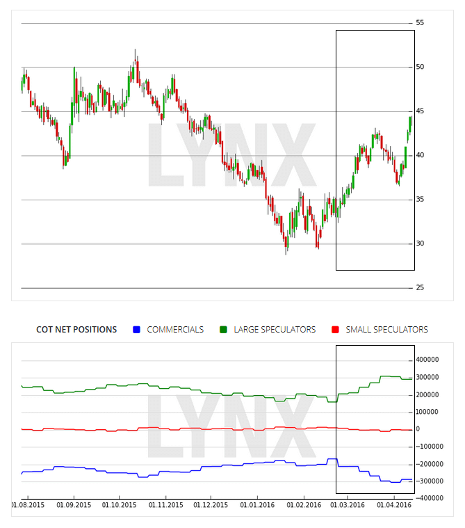 Beispiel: Der Cruide Oil CoT Report