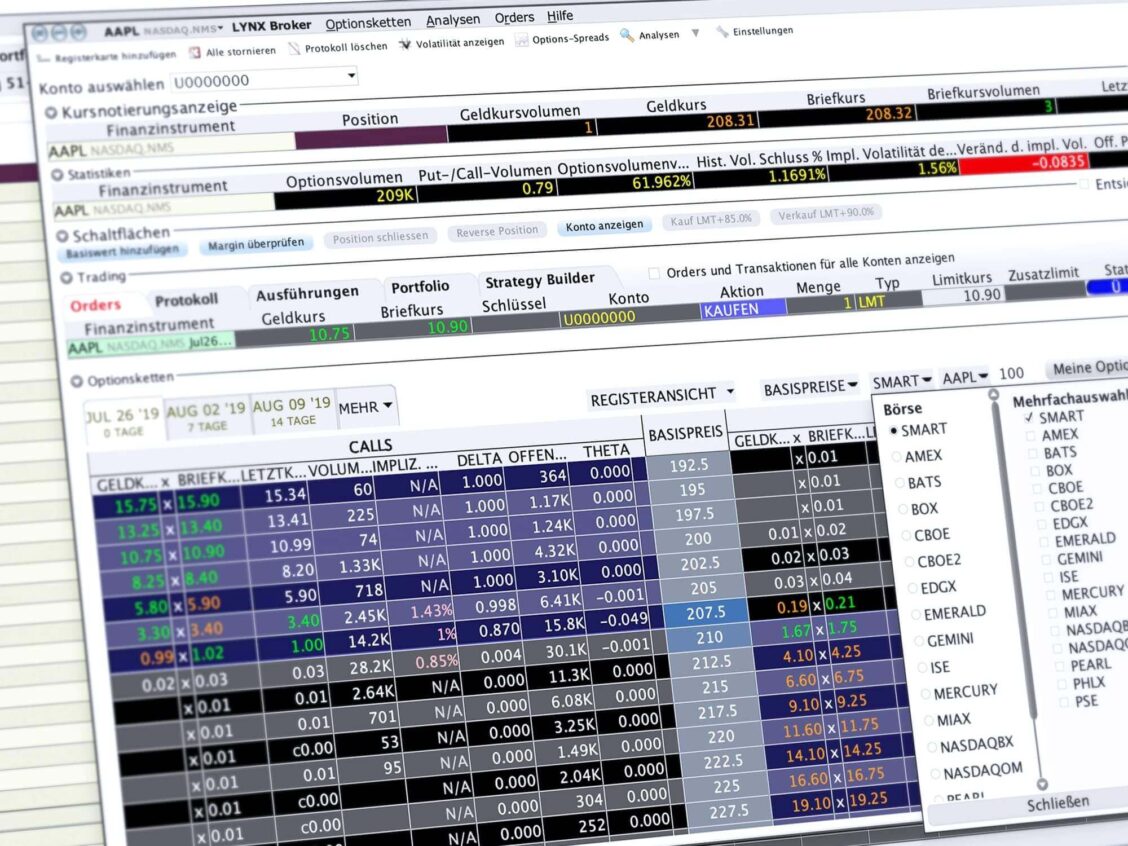 OptionenTrader: Optionsorder einfacher aufgeben