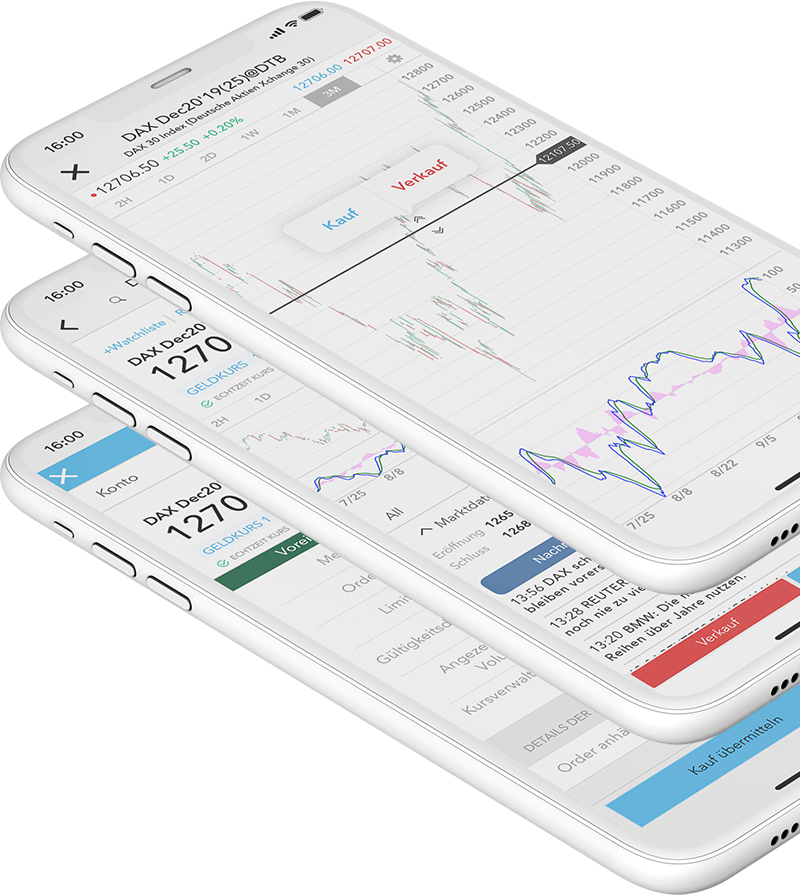 Handeln Sie Futures unterwegs komfortabler mit der LYNX Trading App Futures Trading App