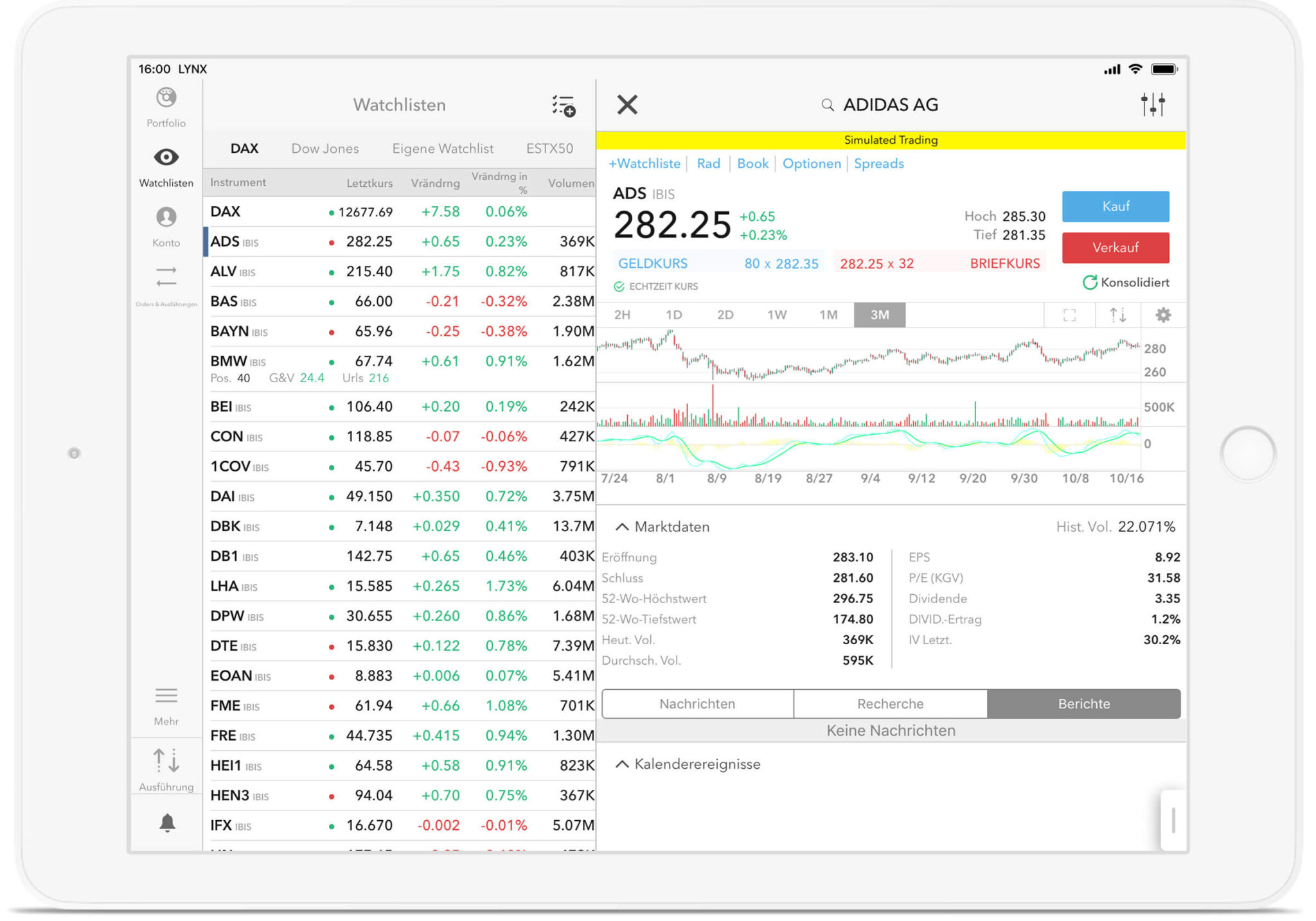 Ipad trading app